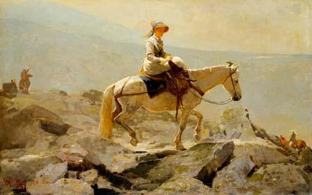 Winslow Homer The Bridle Path Norge oil painting art